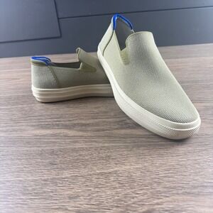 Rothy's The Original Slip On Sneaker Olive Green Size 7.5 Women's Casual Knit